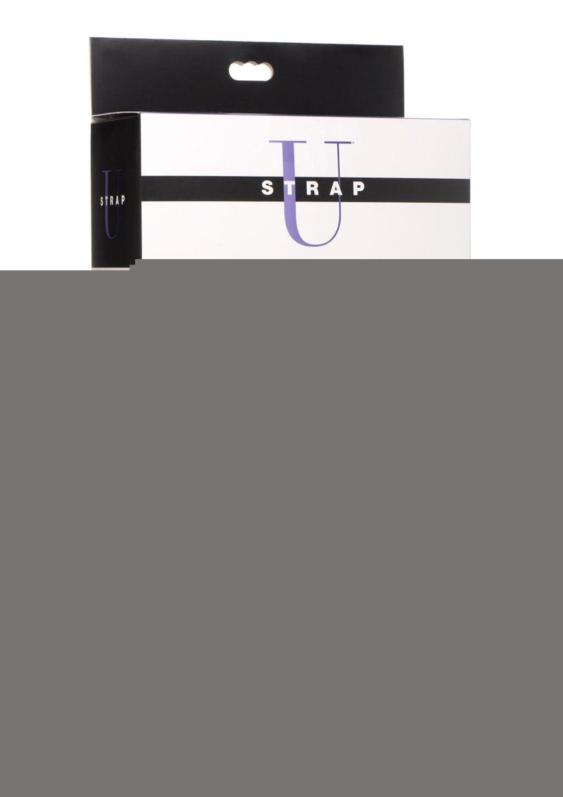 Strap U 28x Rechargeable Silicone 28x Double Dildo with Harness and Remote Control - Black