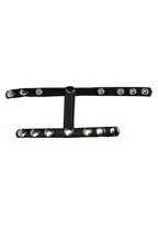 Strict Leather Snap-On Cock and Ball Harness - Black