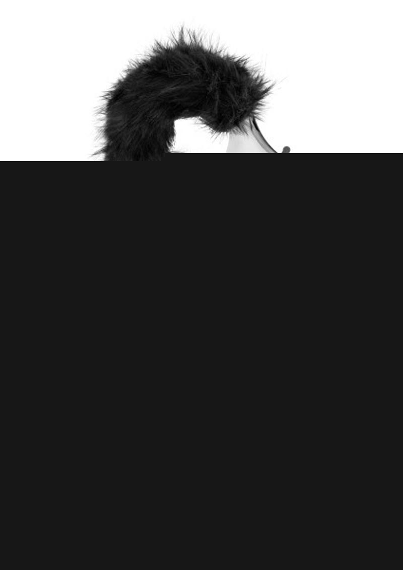 Temptasia Plush Fur Cuffs - Black