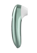 Womanizer Pleasure Air Pro Rechargeable Silicone Air Pulse Clitoral Vibrator - Sage