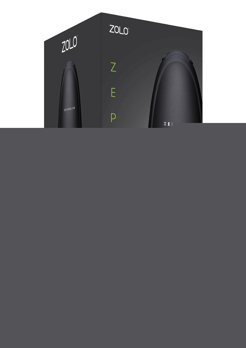 ZOLO Zeppelin Rotating Simulator Masturbator with Bullet - Black